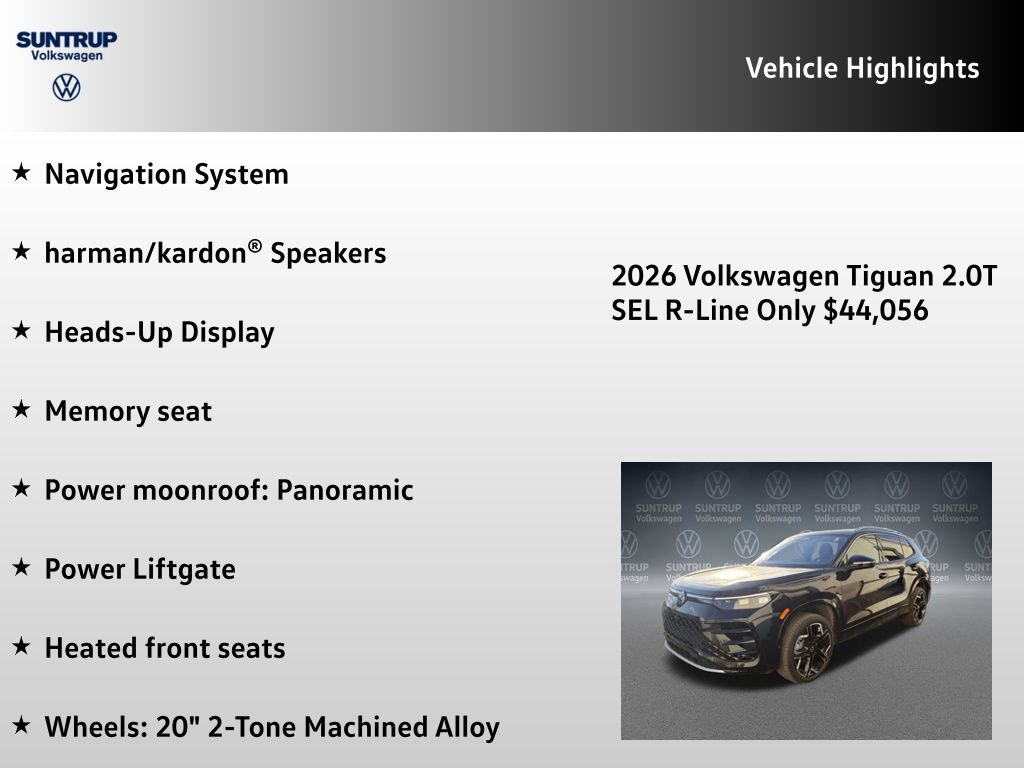 New 2026 Volkswagen Tiguan SEL R-Line image 7
