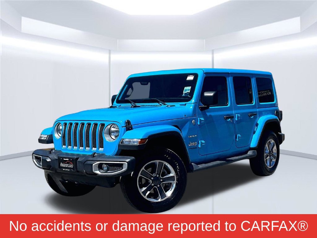 Used 2021 Jeep Wrangler Unlimited Sahara AWD/4WD image 2