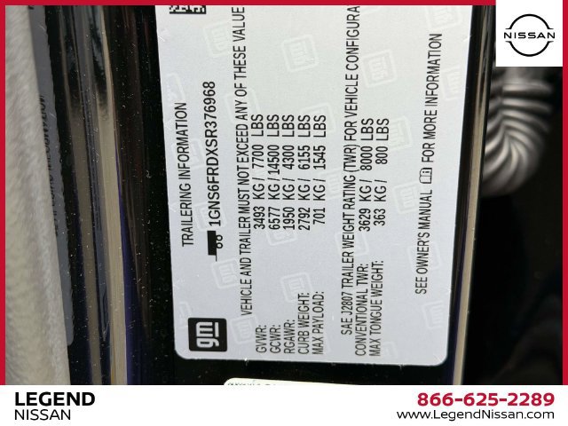 Used 2025 Chevrolet Suburban Premier AWD/4WD image 19