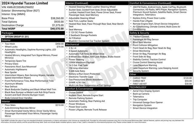 Used 2024 Hyundai Tucson Limited image 10