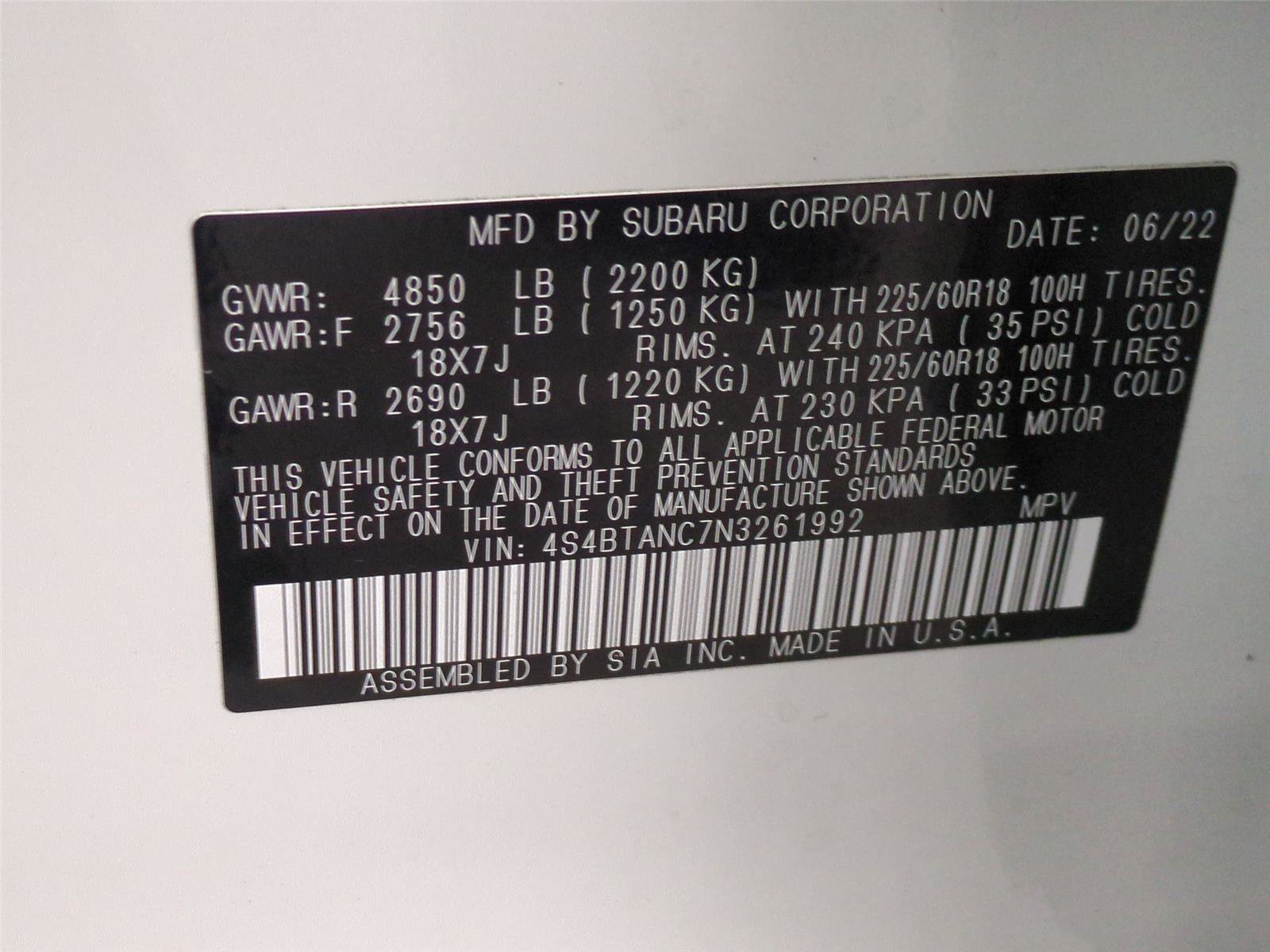 Used 2022 Subaru Outback Limited AWD/4WD image 25