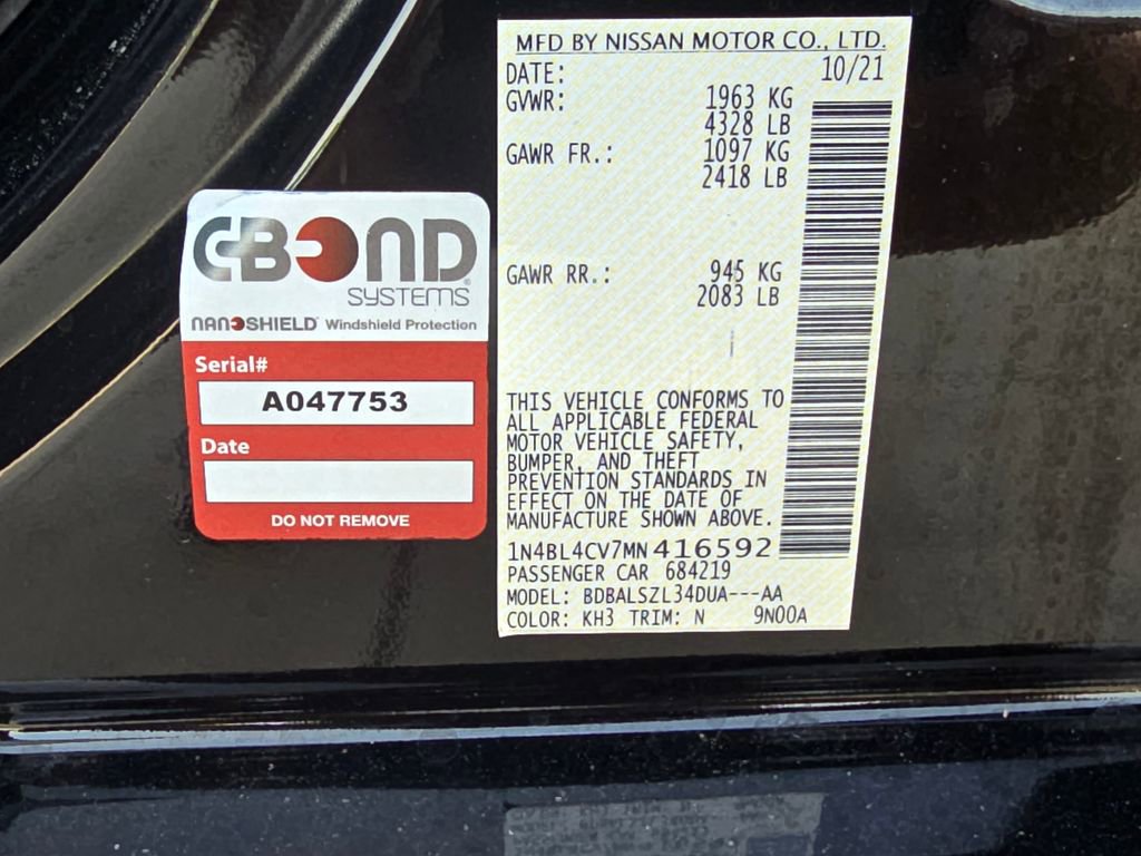 Used 2021 Nissan Altima 2.5 SR FWD image 30