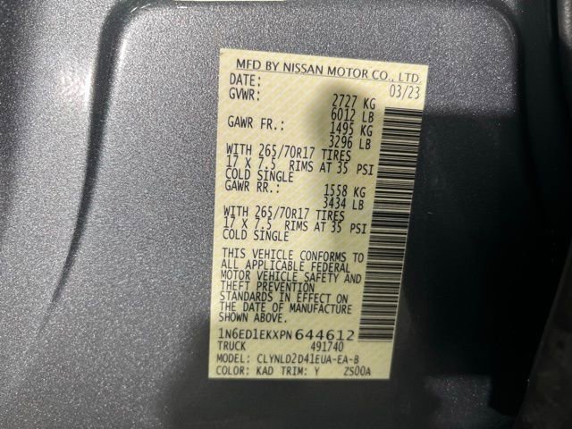 Used 2023 Nissan Frontier PRO-4X w/ Pro-4X Premium Package image 31