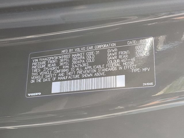 Used 2019 Volvo XC90 T6 Momentum w/ Advanced Package AWD/4WD image 32