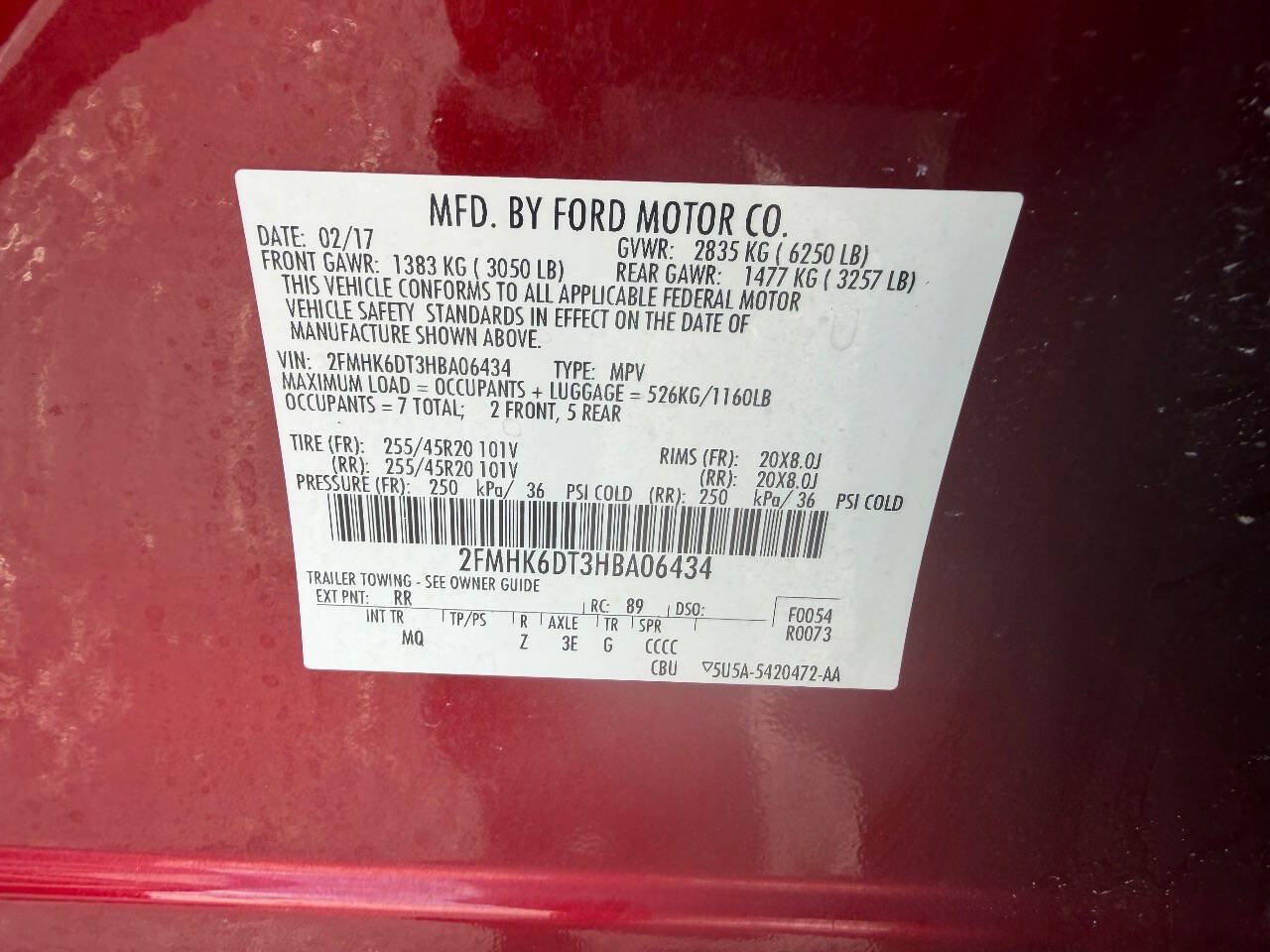 Used 2017 Ford Flex Limited w/ Equipment Group 303A AWD/4WD image 18