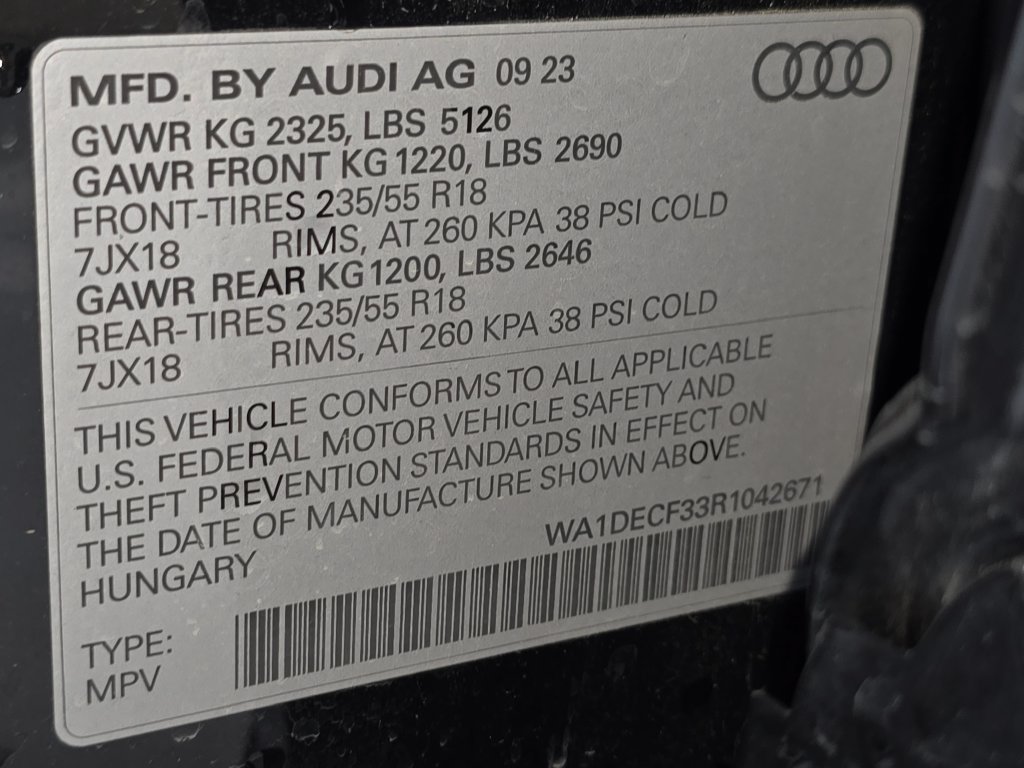 Certified 2024 Audi Q3 2.0T Premium AWD/4WD image 33
