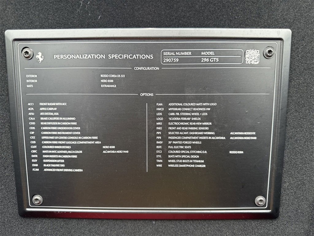 Certified 2023 Ferrari 296 GTS image 25