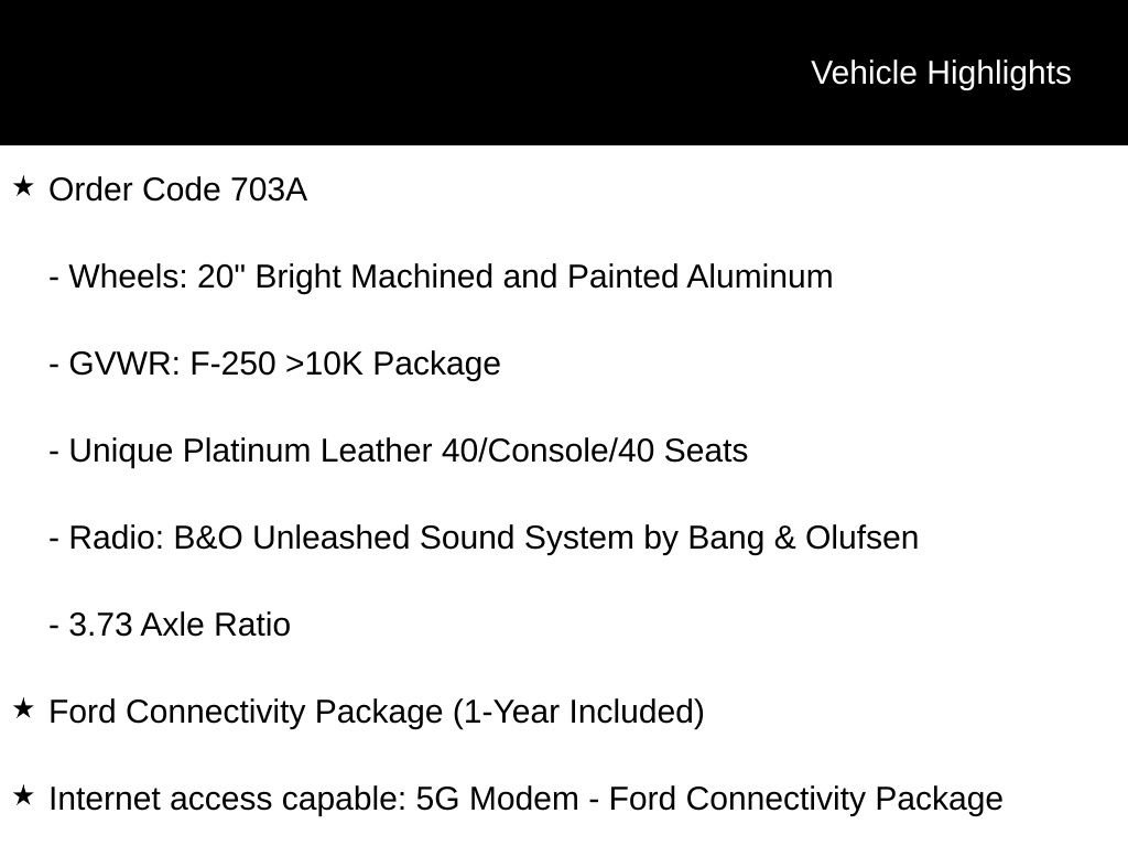 New 2026 Ford F250 Platinum w/ FX4 Off-Road Package image 11