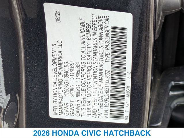 New 2026 Honda Civic Sport image 26