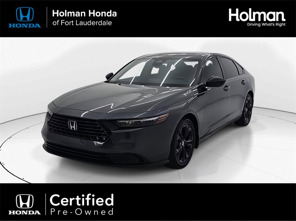 Certified 2025 Honda Accord SE
