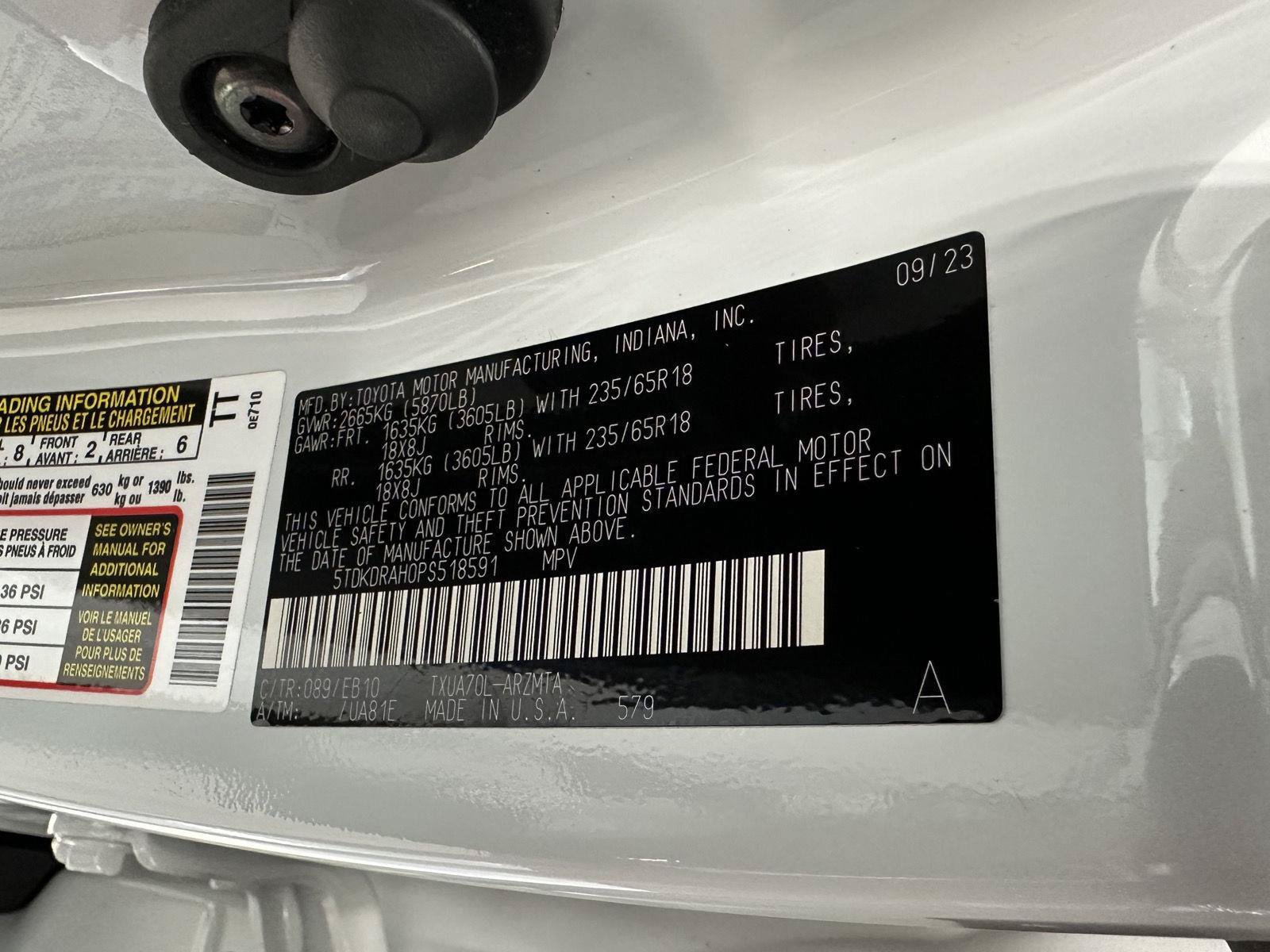 Used 2023 Toyota Highlander XLE FWD image 13
