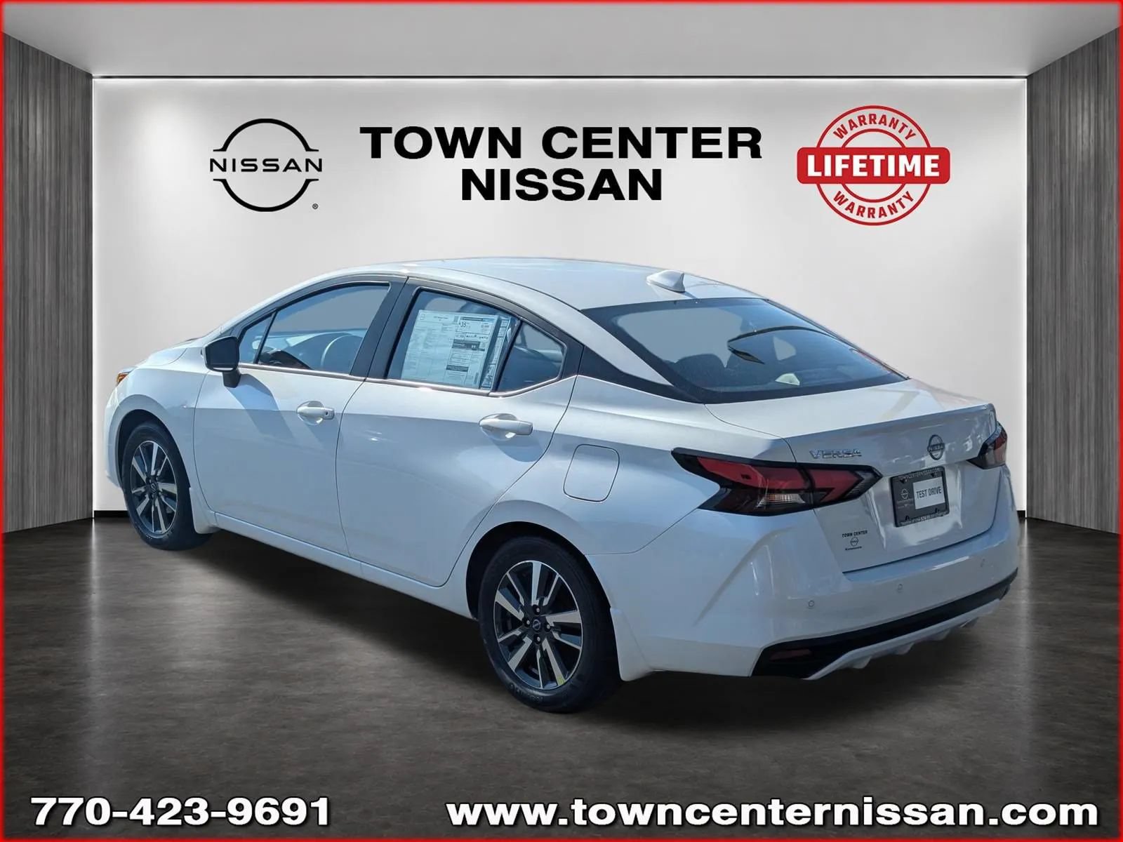 New 2025 Nissan Versa SV w/ Trunk Package FWD image 6