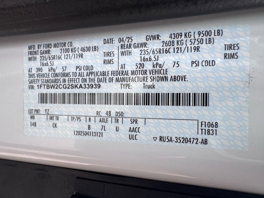 Used 2025 Ford Transit 350 Medium Roof AWD w/ Interior Upgrade Package image 50