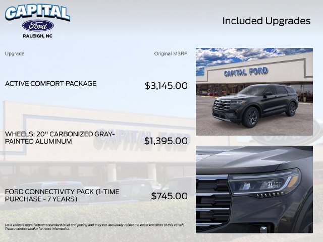New 2026 Ford Explorer Active w/ Active Comfort Package AWD/4WD image 5