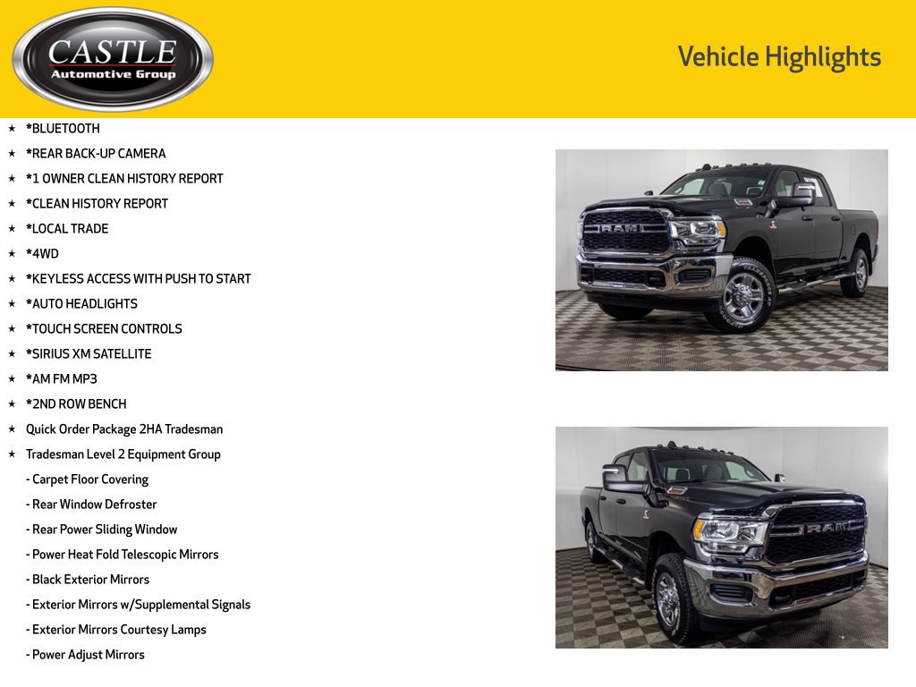 Used 2024 RAM 3500 Tradesman w/ Protection Group AWD/4WD image 3