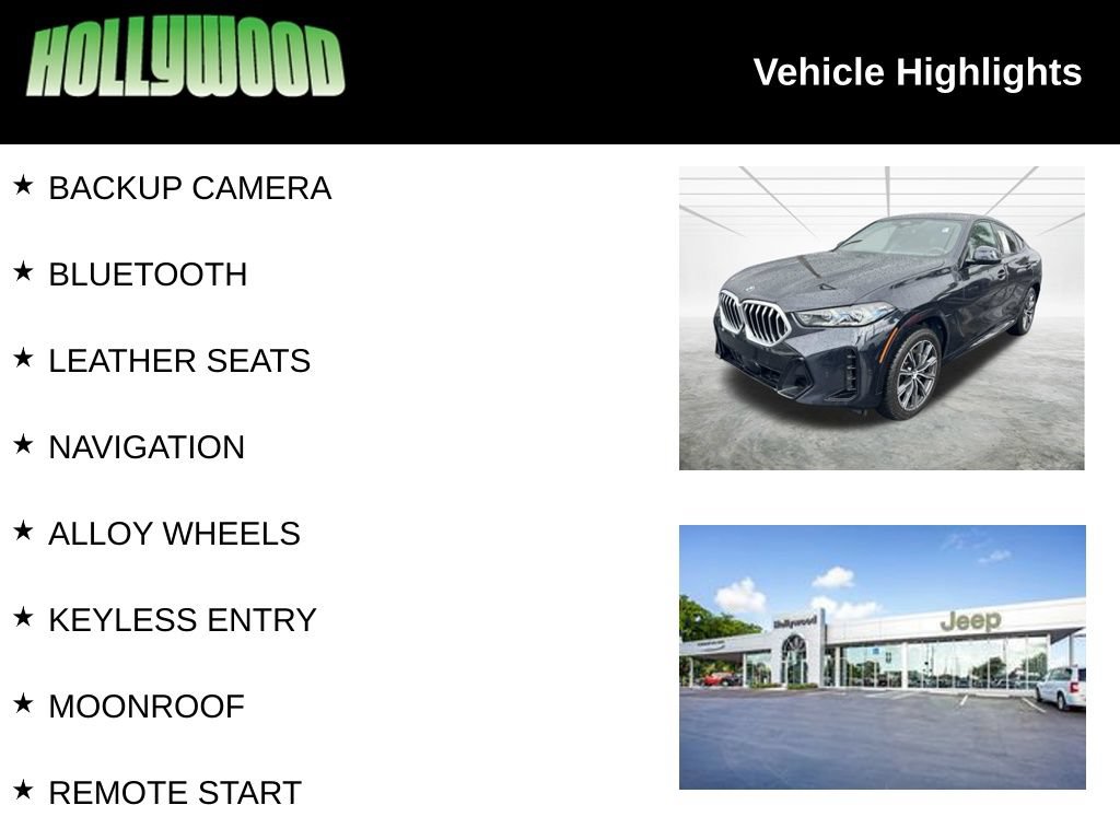 Used 2025 BMW X6 xDrive40i w/ Climate Comfort Package AWD/4WD image 3