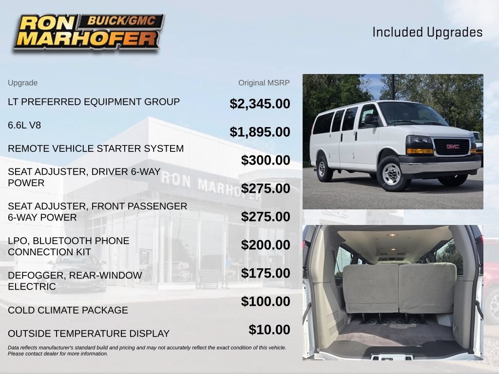 New 2026 GMC Savana 2500 LT w/ LT Preferred Equipment Group RWD image 6