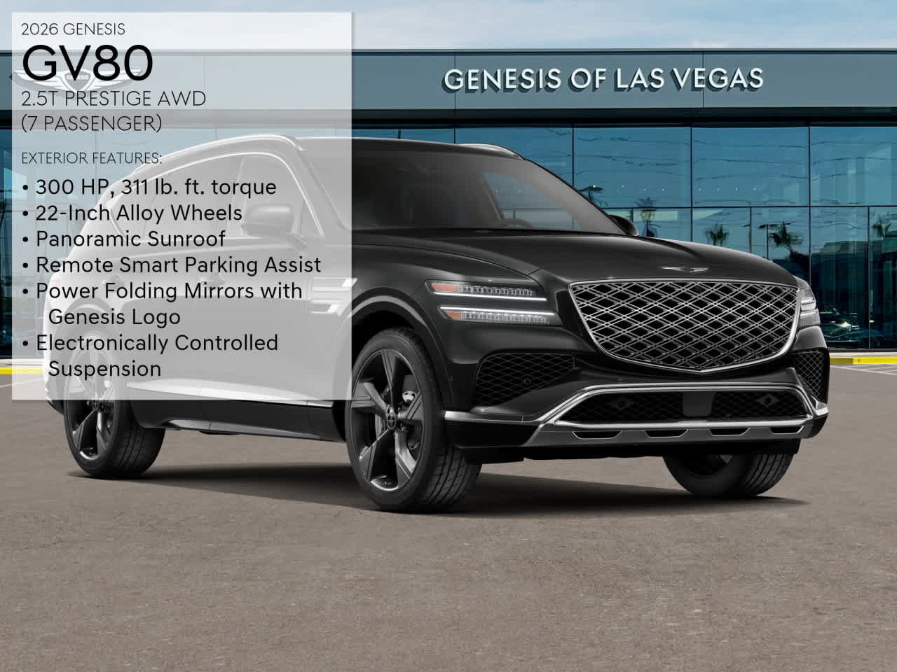 New 2026 Genesis GV80 2.5T Prestige AWD/4WD image 3