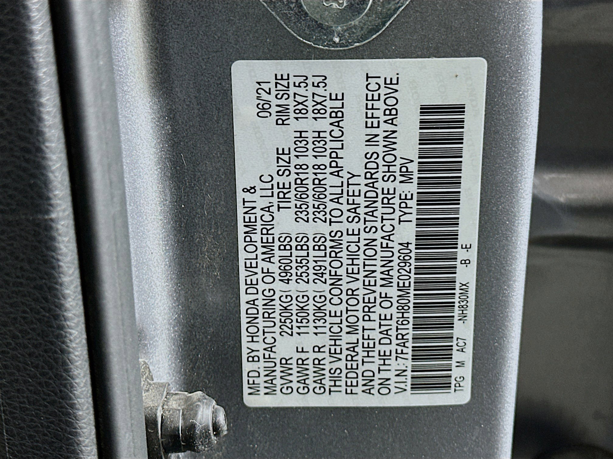 Used 2021 Honda CR-V EX-L image 12