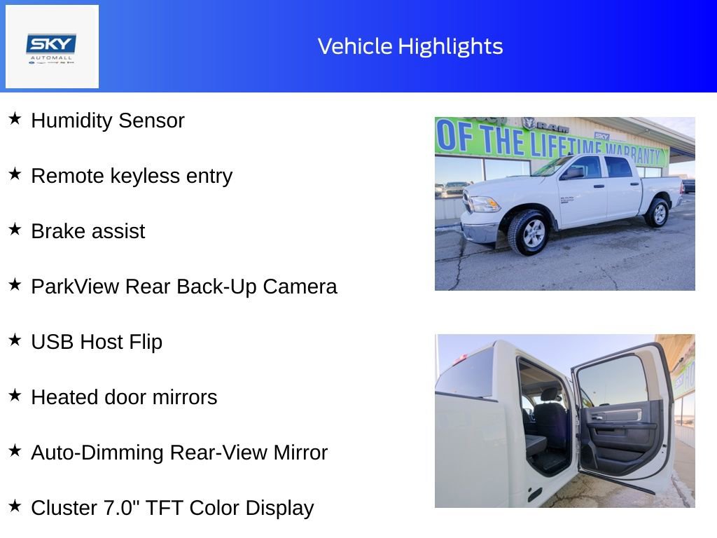 Used 2023 RAM 1500 Classic SLT w/ Electronics Group image 20