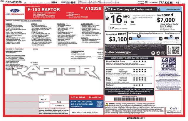 Certified 2026 Ford F150 Raptor AWD/4WD image 43