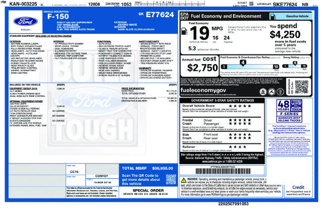 Used 2025 Ford F150 XLT w/ Equipment Group 301A Standard AWD/4WD image 47