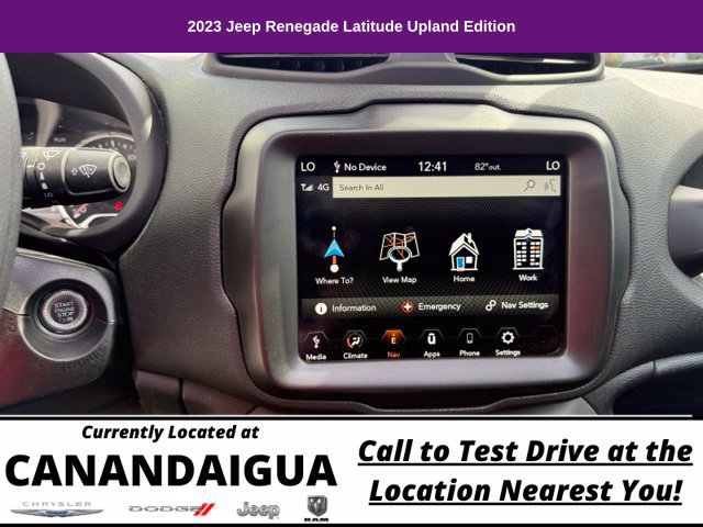 Used 2023 Jeep Renegade Latitude w/ Sun/Sound Group AWD/4WD image 19
