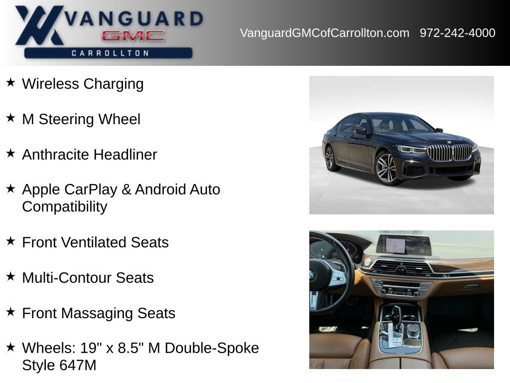 Used 2022 BMW 750i xDrive w/ M Sport Package AWD/4WD image 18