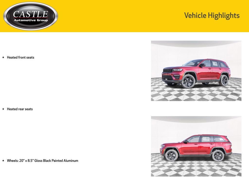 New 2025 Jeep Grand Cherokee Limited w/ Black Appearance Package image 6