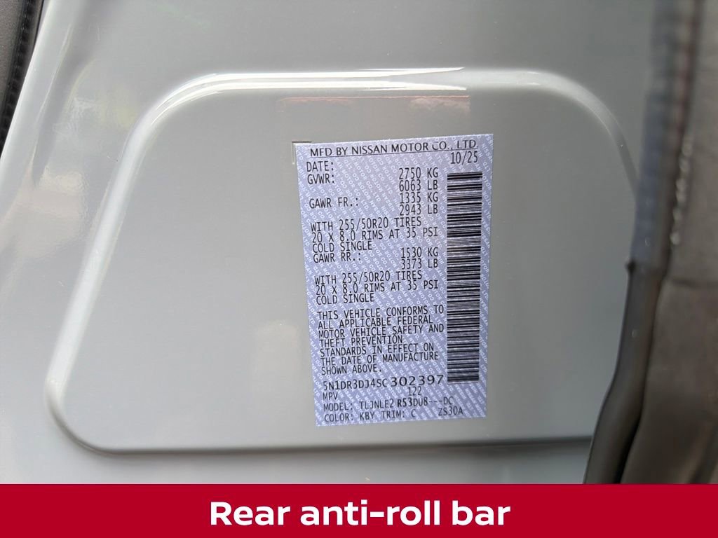 New 2025 Nissan Pathfinder Platinum w/ Black Appearance Package image 36