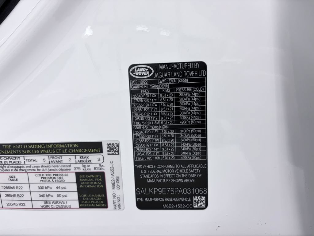 Used 2023 Land Rover Range Rover SE AWD/4WD image 24