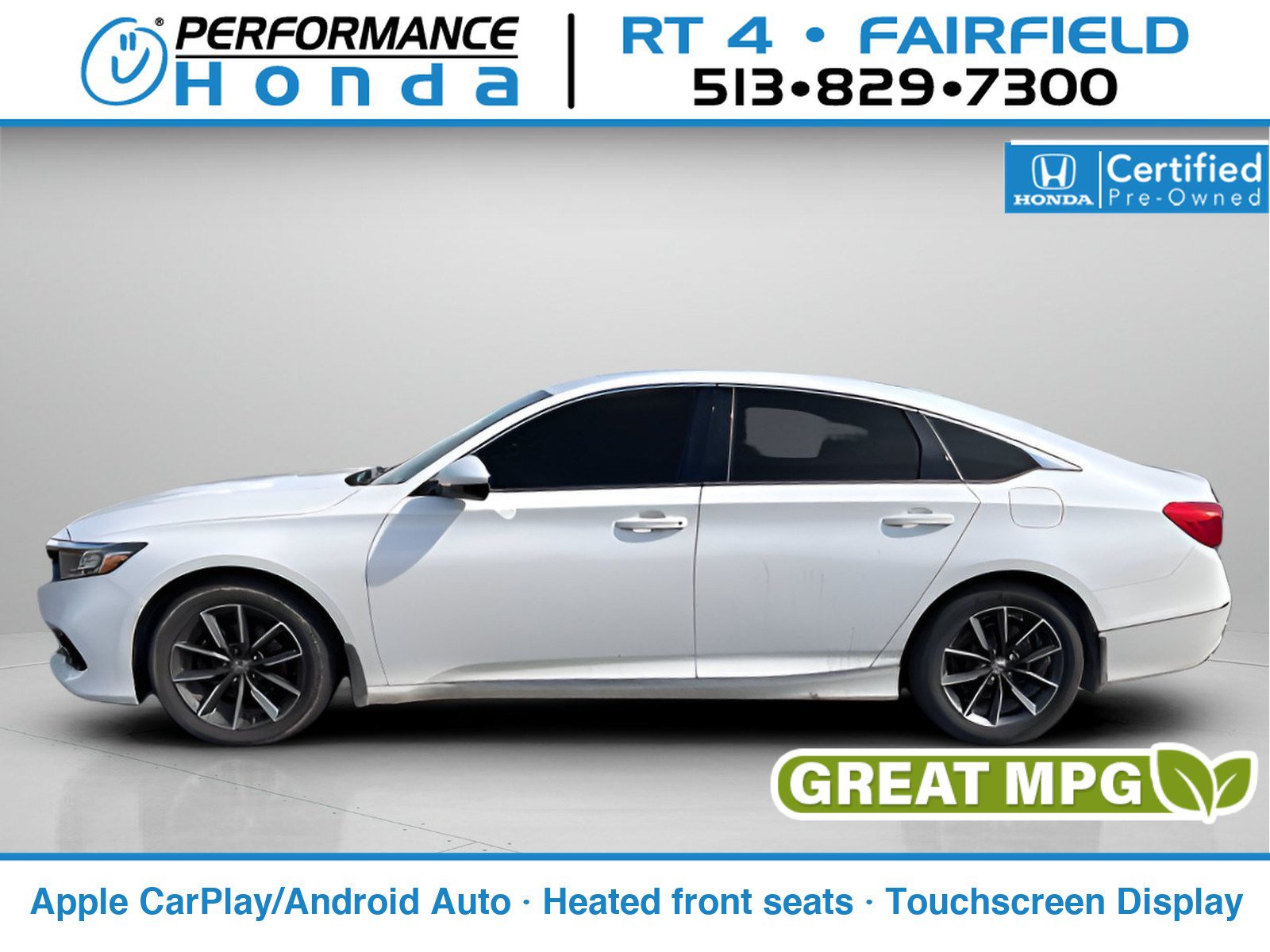 Used 2021 Honda Accord EX-L image 1