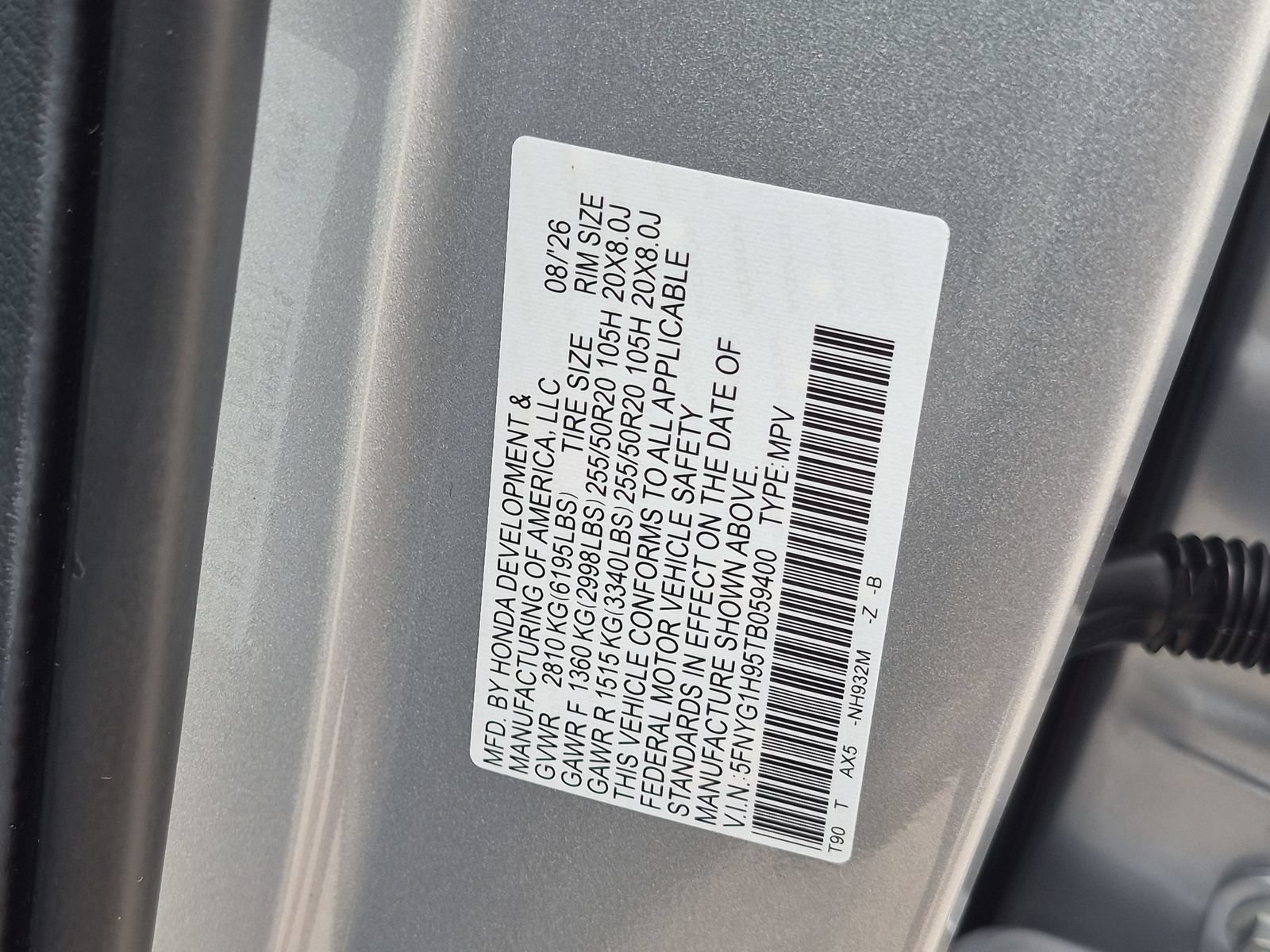New 2026 Honda Pilot Black Edition image 23