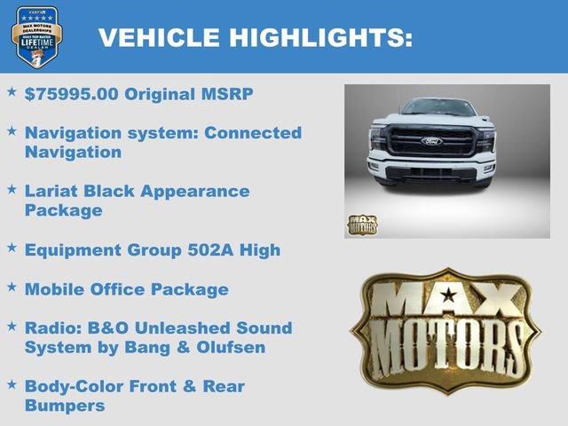 Used 2024 Ford F150 Lariat w/ Equipment Group 502A High image 5