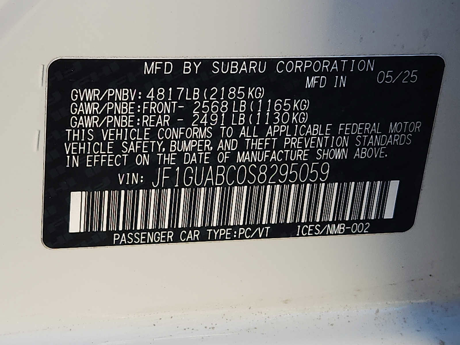 Certified 2025 Subaru Impreza 2.0i AWD/4WD image 27