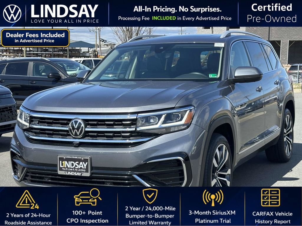 Used 2021 Volkswagen Atlas SEL Premium AWD/4WD image 4