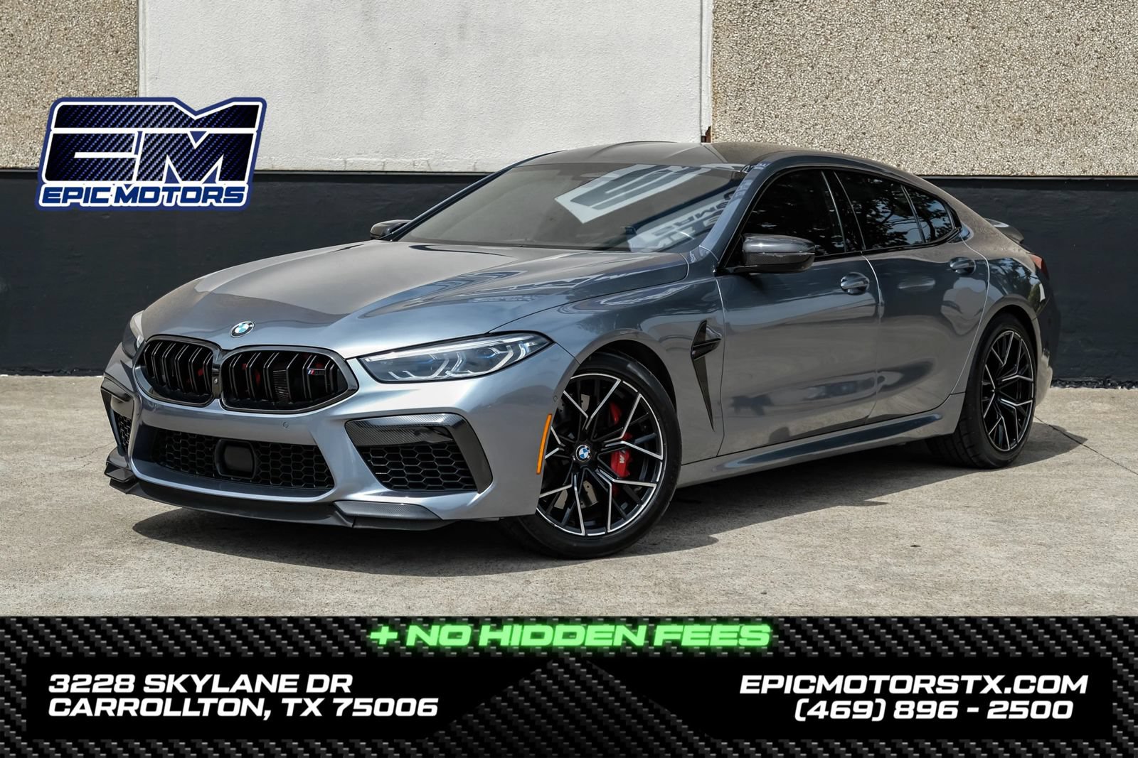 Used 2022 BMW M8 Gran Coupe xDrive Competition w/ M Carbon Exterior Package AWD/4WD image 1