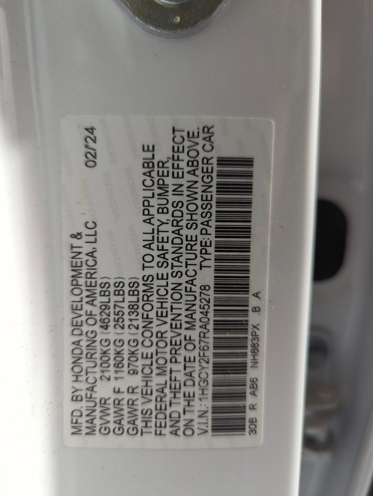 Certified 2024 Honda Accord EX-L image 25