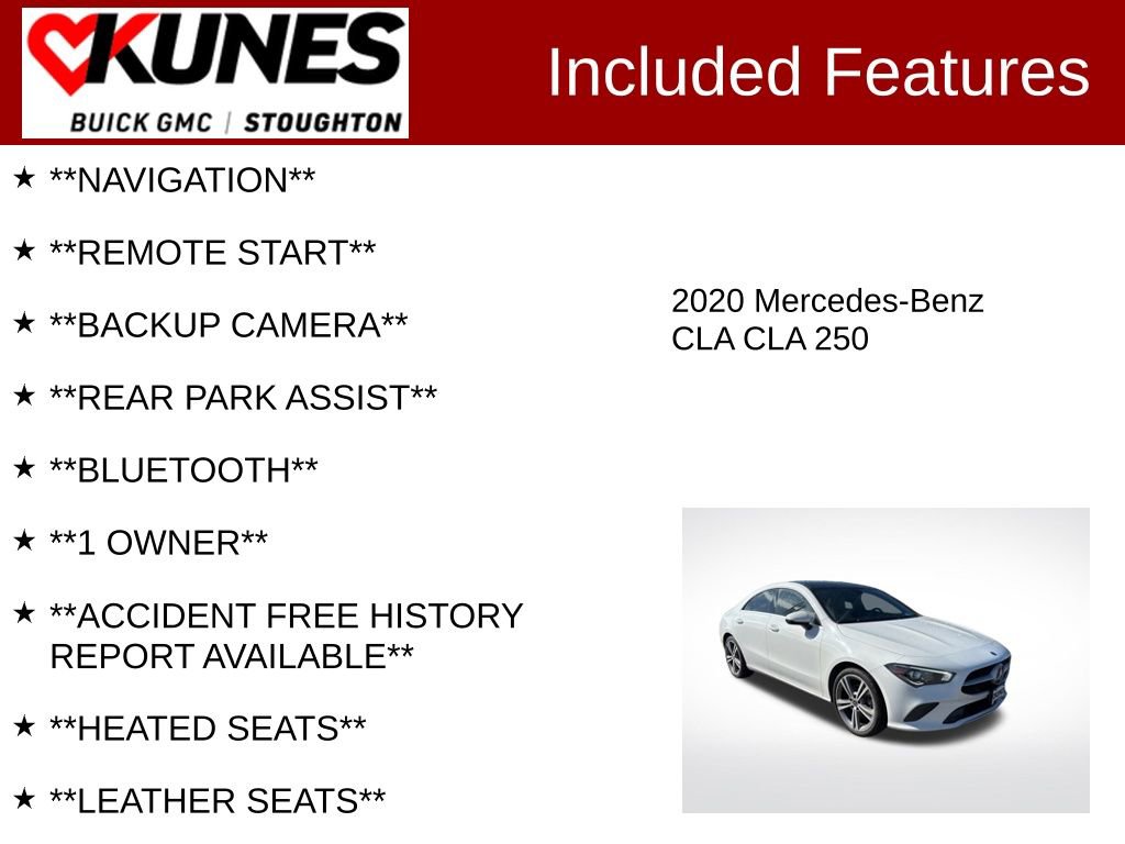 Used 2020 Mercedes-Benz CLA 250 image 2