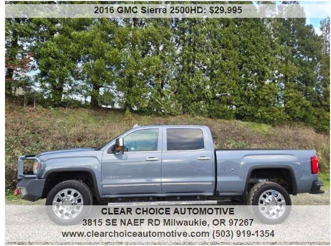 Used 2016 GMC Sierra 2500 Denali w/ Duramax Plus Package AWD/4WD image 7