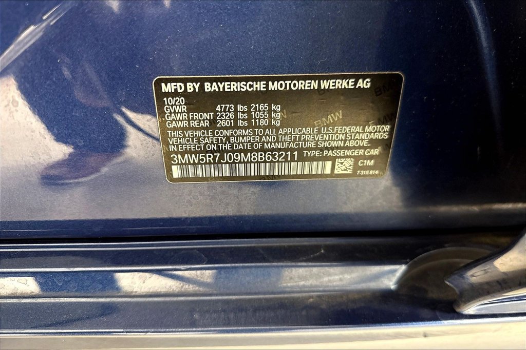 Used 2021 BMW 330i xDrive Sedan w/ Convenience Package AWD/4WD image 21