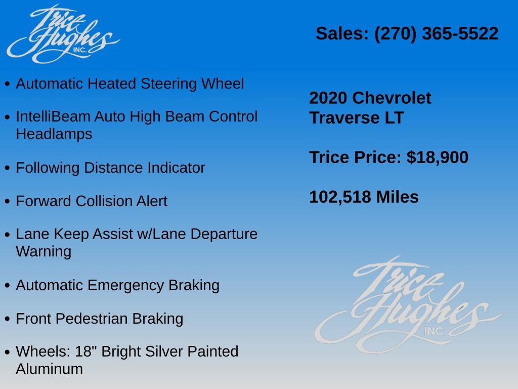 Used 2020 Chevrolet Traverse LT w/ Driver Confidence II Package AWD/4WD image 14