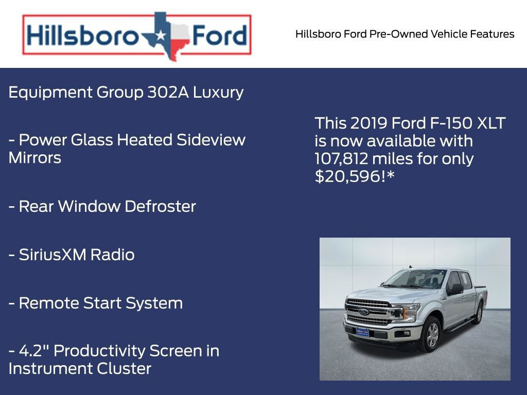 Used 2019 Ford F150 XLT w/ Equipment Group 302A Luxury RWD image 3