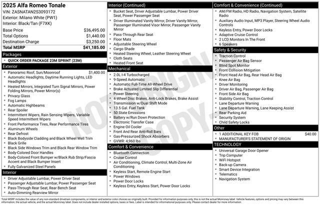 Used 2025 Alfa Romeo Tonale image 7