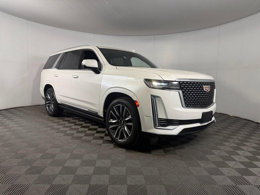 Used 2021 Cadillac Escalade Premium Luxury w/ Driver Assist Tech Package RWD image 3