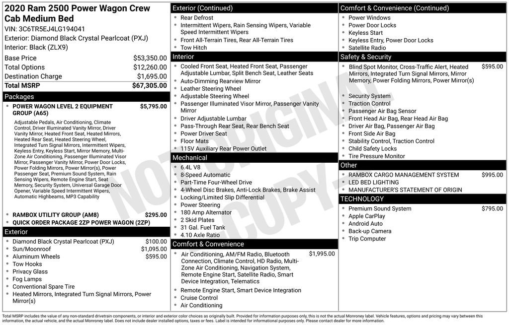 Used 2020 RAM 2500 Power Wagon image 50