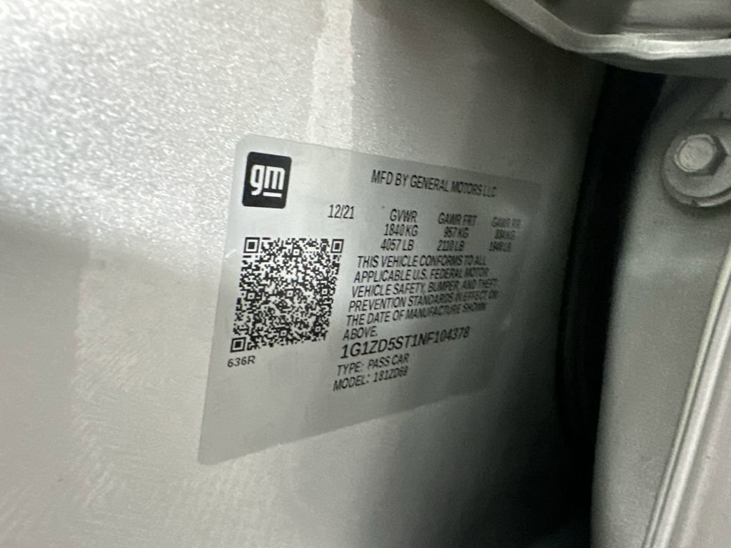 Certified 2022 Chevrolet Malibu LT FWD image 35