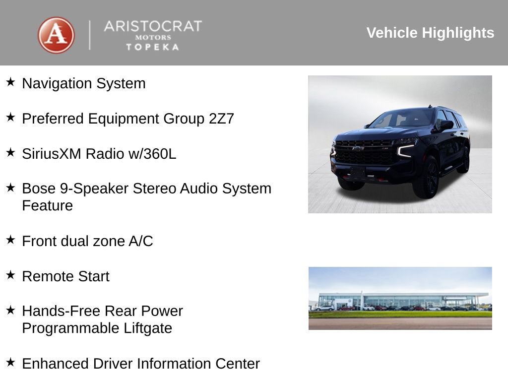 Used 2023 Chevrolet Tahoe Z71 AWD/4WD video 2