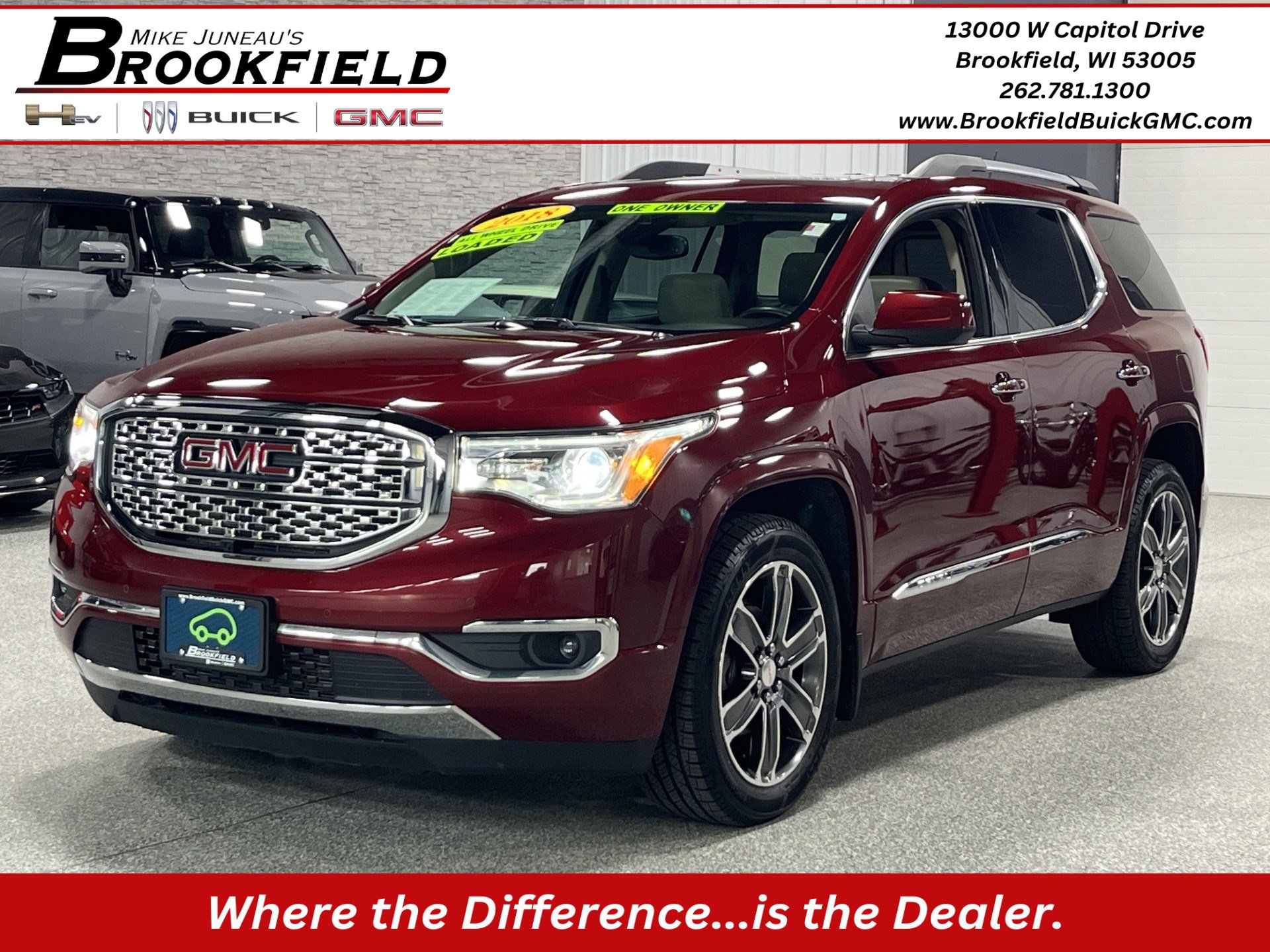 Certified 2018 GMC Acadia Denali w/ Technology Package AWD/4WD image 1