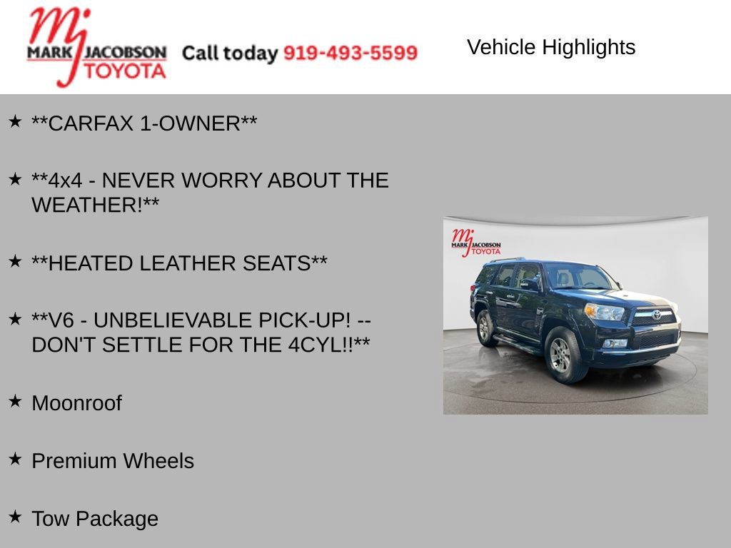 Used 2011 Toyota 4Runner SR5 w/ Convenience Pkg AWD/4WD image 5